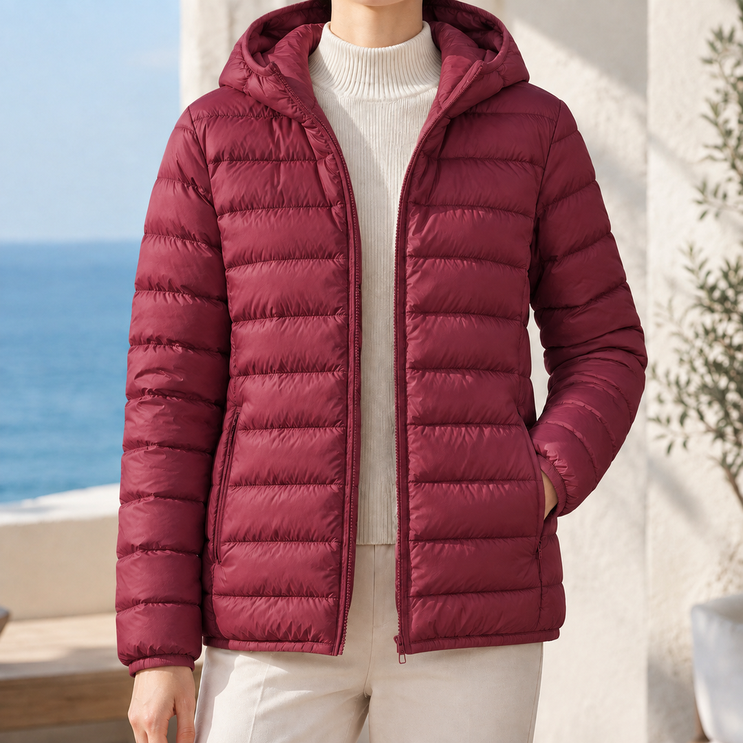 Women's Olympia-Lane Hooded Puffer Jacket | Invictora.com