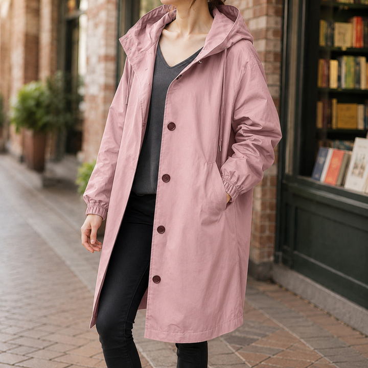 Women's Zelda-Elise Hooded Overcoat | Invictora.com