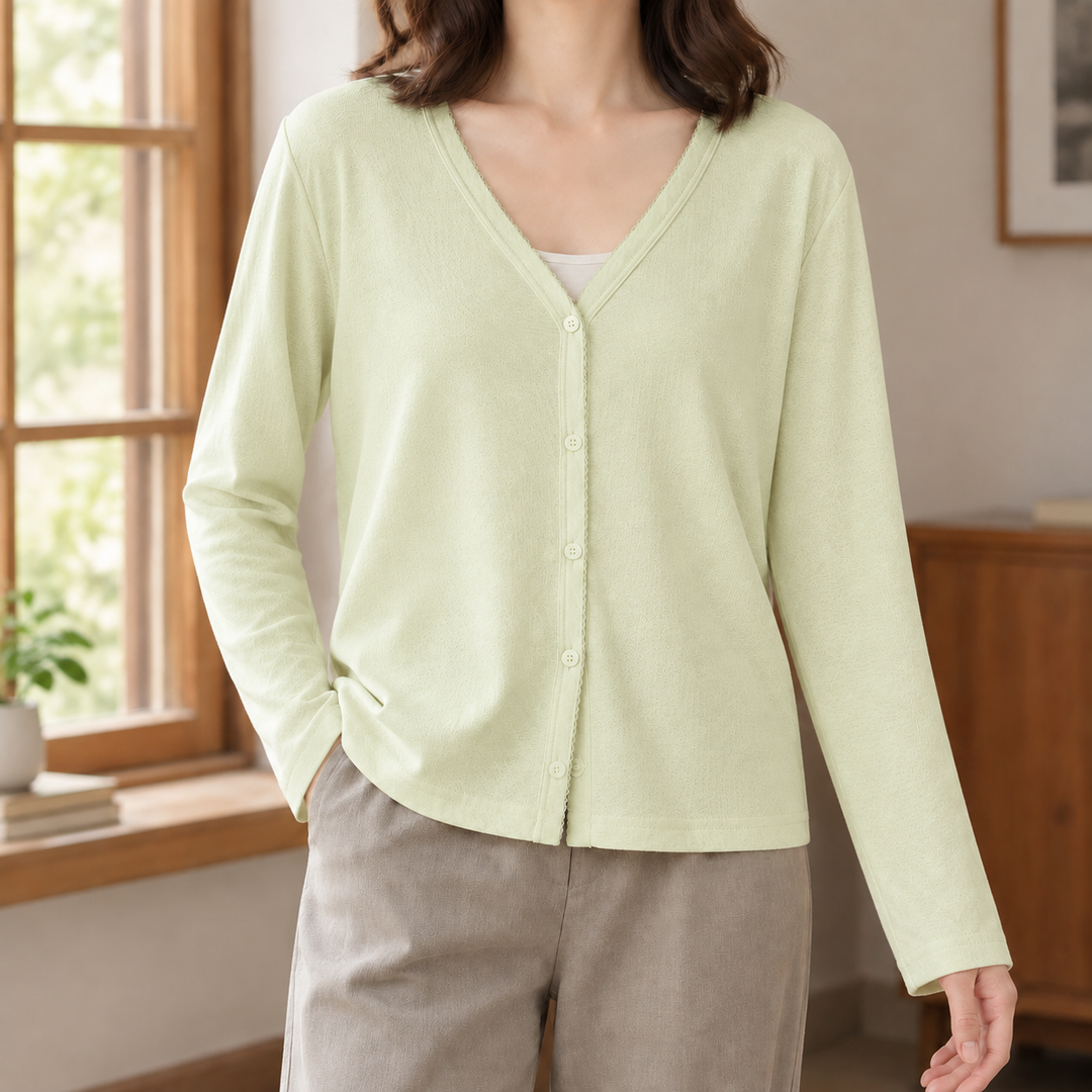 Women's Hyacinth Button Front Cardigan | Invictora.com