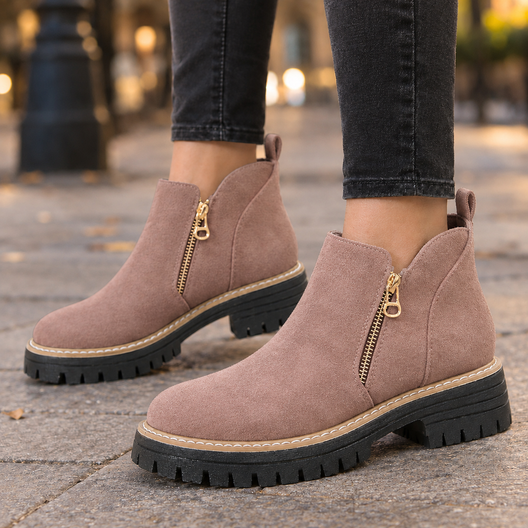 Women's Piccini Side Zip Boots in Black | Invictora.com