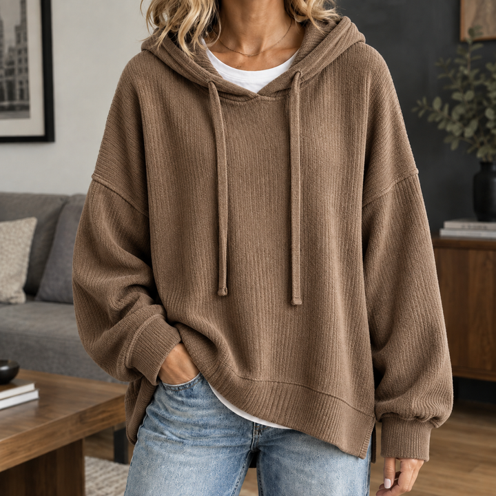 Women's Tara Ribbed Hoodie | Invictora.com