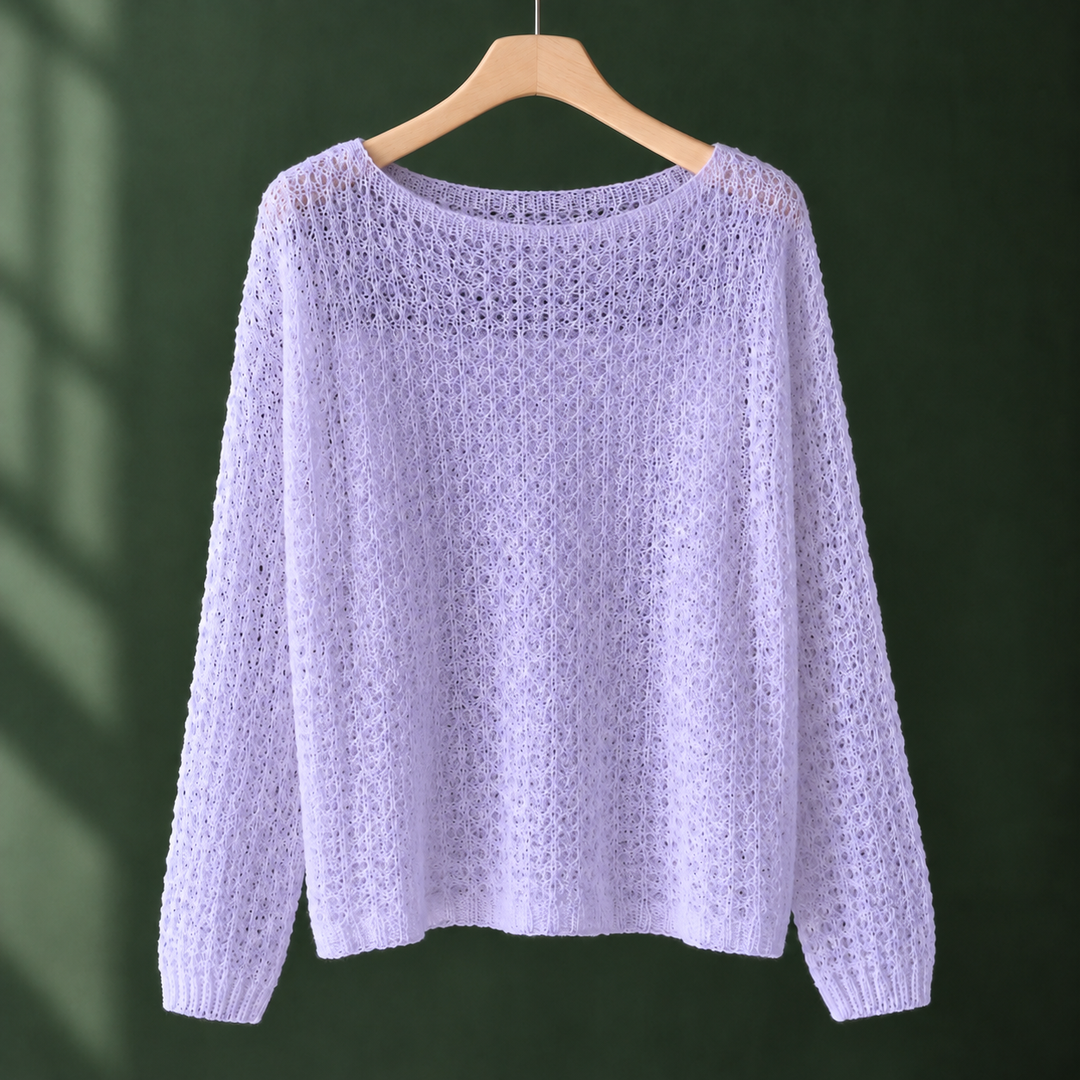 Women's Lara-Jade Openwork Sweater | Invictora.com
