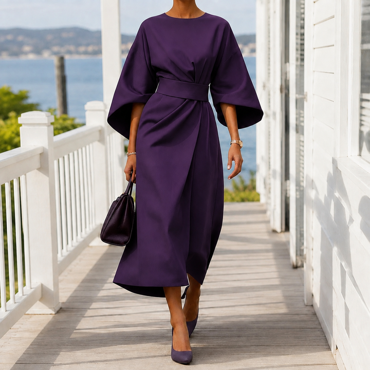 Women's Astrid-Hope Belted Midi Dress product image | Invictora.com