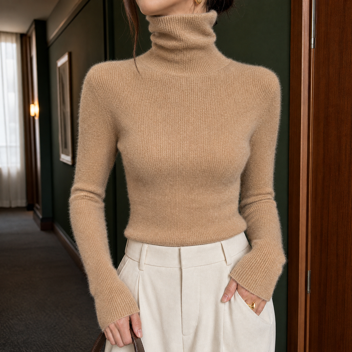 Women's Ophelia-Lane Turtleneck Sweater | Invictora.com