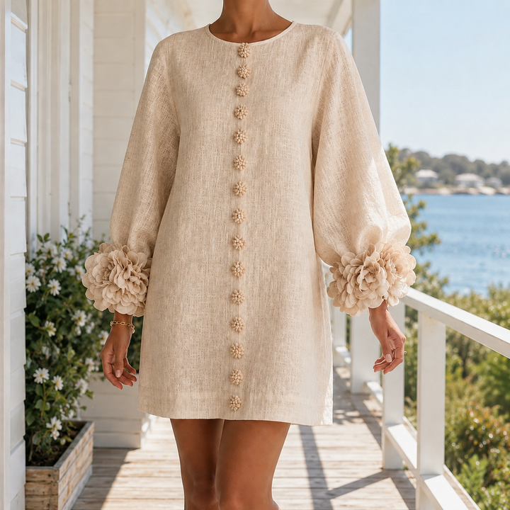Women's Freya-Claire Rosette Cuff Dress product image | Invictora.com