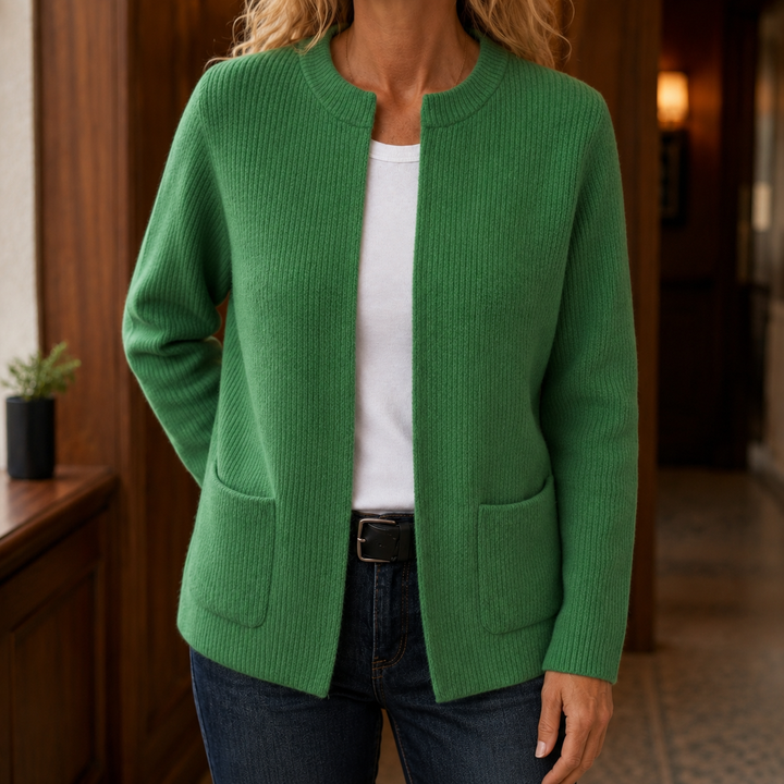 Women's Livia-Grace Ribbed Cardigan | Invictora.com