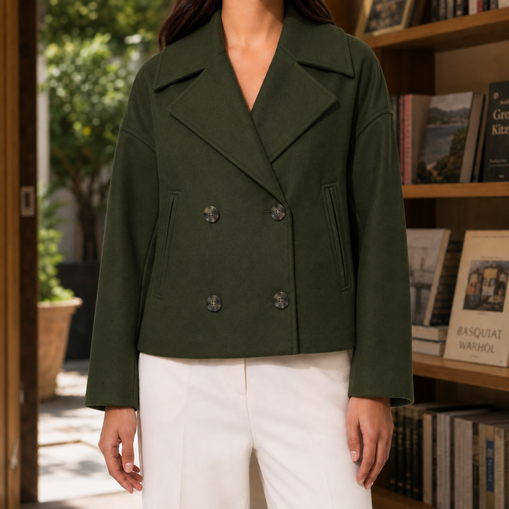 Women's Valeria-Jane Cropped Blazer | Invictora.com