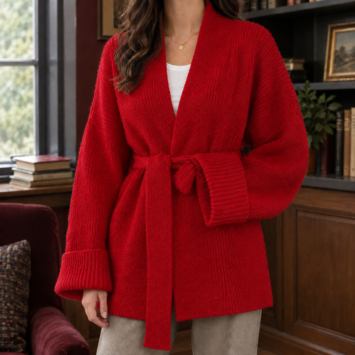 Women's Michelle-Jade Belted Cardigan | Invictora.com