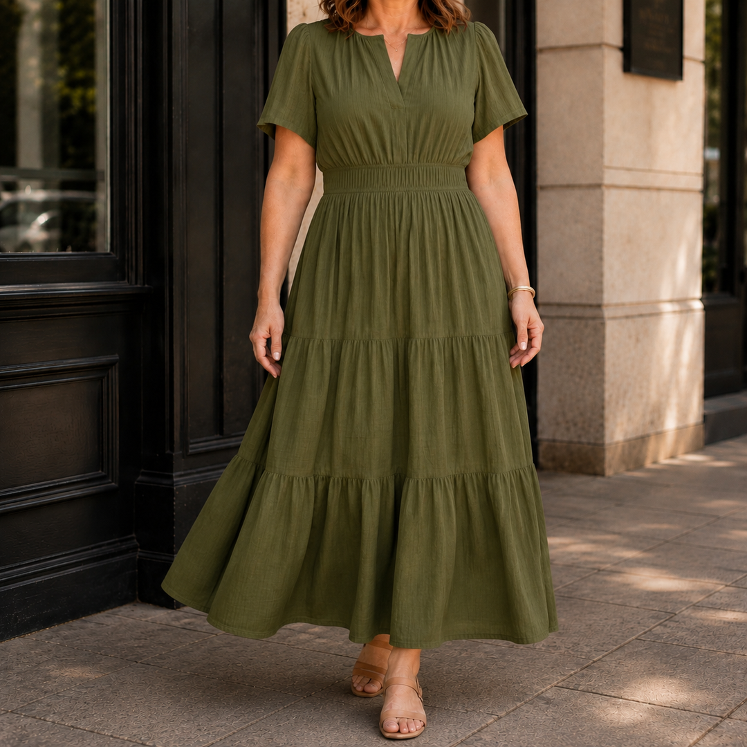 Women's Zinnia Tiered Maxi Dress product image | Invictora.com