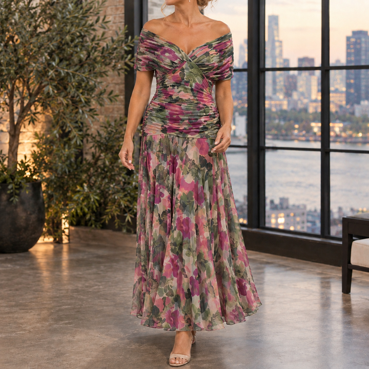 Women's Sylvie-Elise Draped Maxi Dress product image | Invictora.com