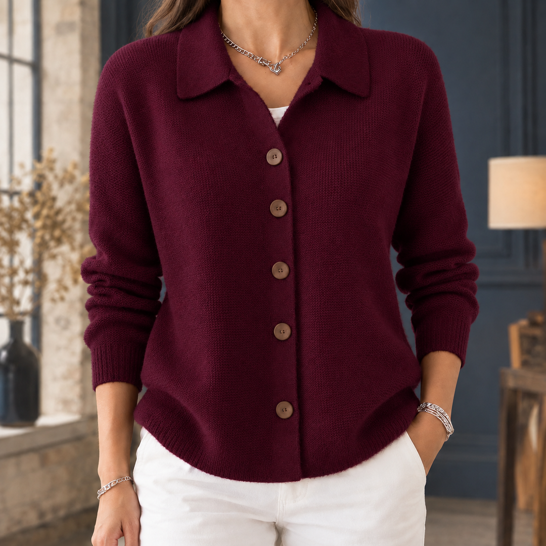 Women's Berenice-Marie Wool Cardigan | Invictora.com