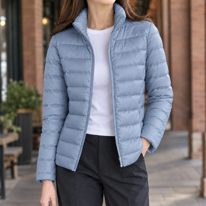 Women's Sibylla Cashmere Puffer Jacket | Invictora.com