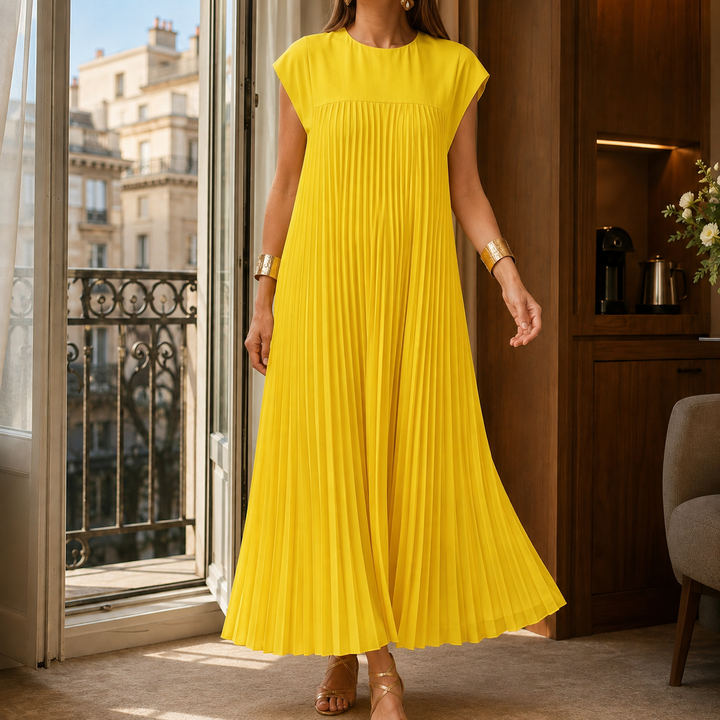 Women's Willa Pleated Maxi Dress product image | Invictora.com