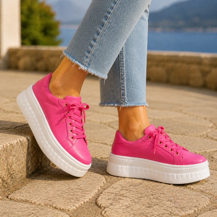 Women's Brindisi Orthopedic Sneakers in Brown | Invictora.com