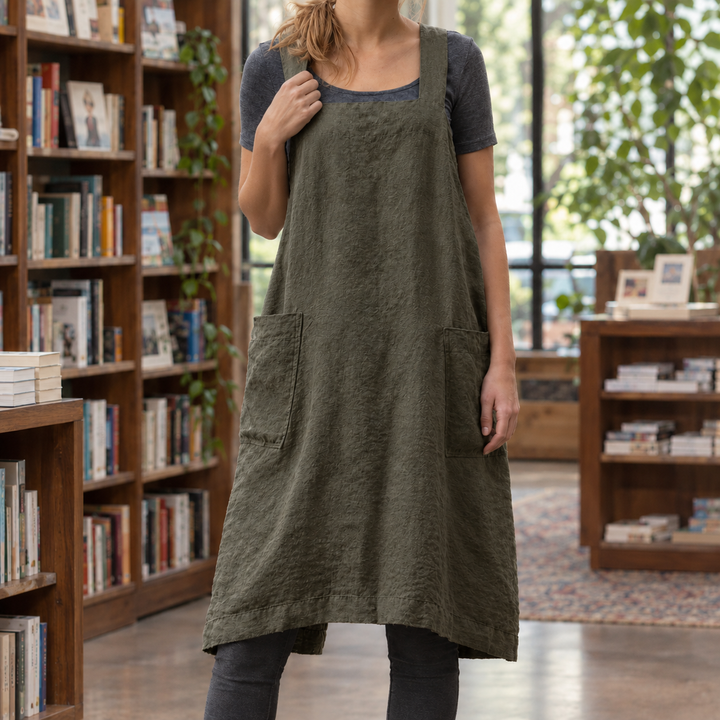 Women's Yara-Pearl Pinafore Dress product image | Invictora.com