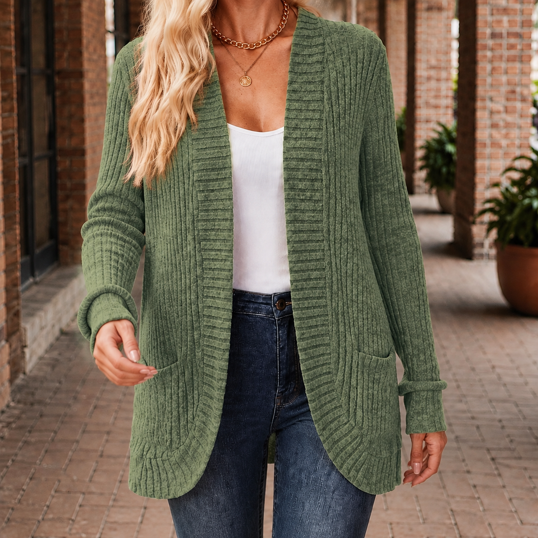 Women's Grace-Kate Ribbed Cardigan | Invictora.com