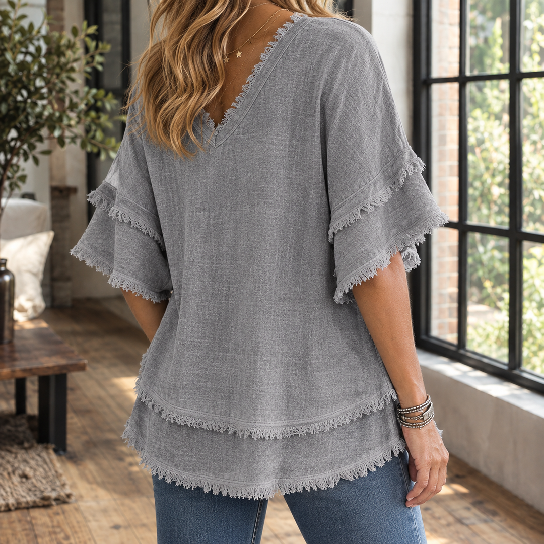 Women's Marlene-Louise Fringed Top | Invictora.com