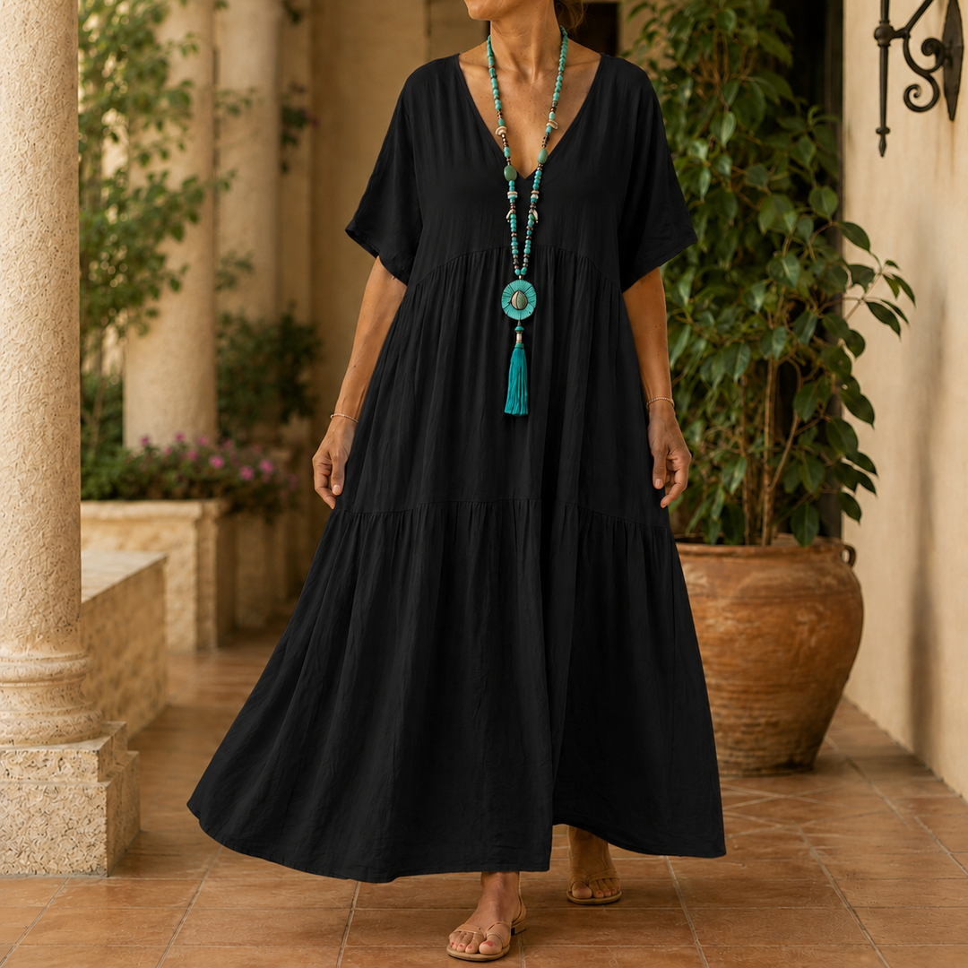 Women's Tatiana Tiered Maxi Dress | Invictora.com