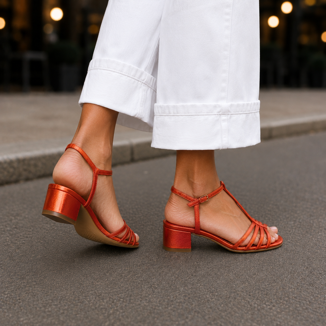 Women's Andrioli T-Bar Sandals product image | Invictora.com