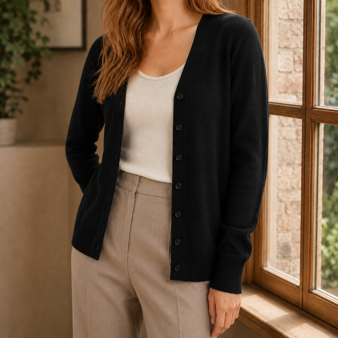 Women's Maxine-June V-Neck Sweater | Invictora.com