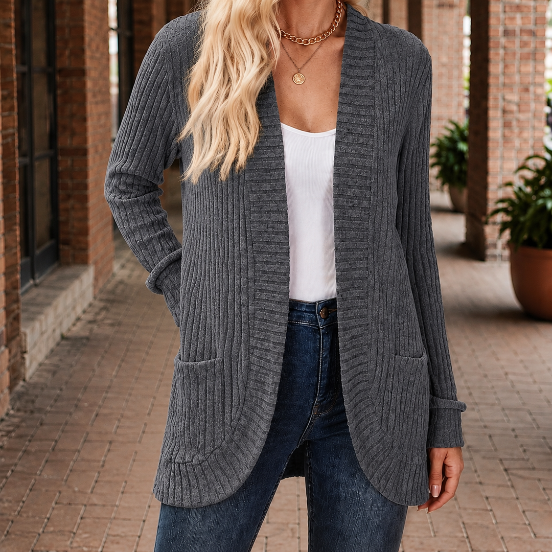 Women's Grace-Kate Ribbed Cardigan | Invictora.com