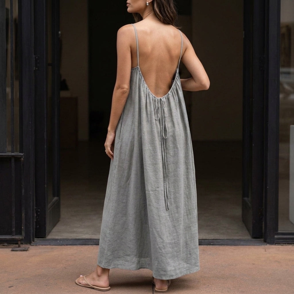 Women's Romy Backless Maxi Dress | Invictora.com