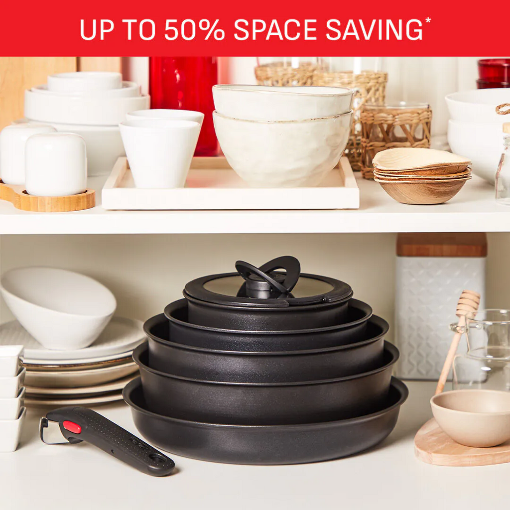 Ingenio Simplicity L838SM44 22-Piece Pan Set - Black