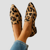 Women's Isabeau Leopard Loafers | Invictora.com