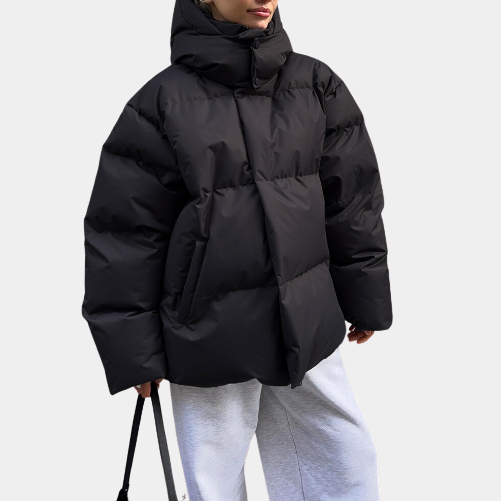 Women's Puffer Jacket – Lightweight Quilted Hood