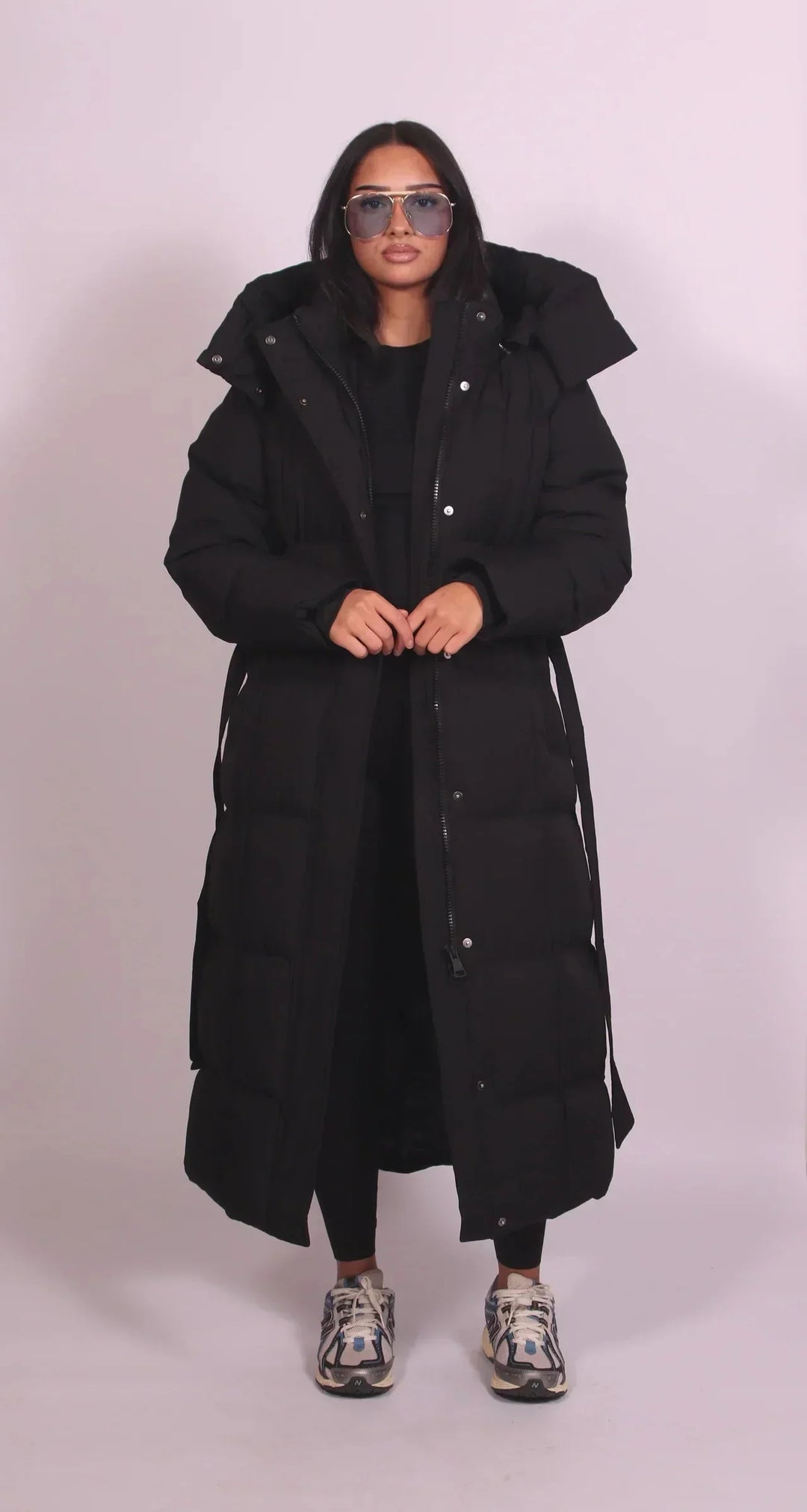 Women's Quilted Long Oversized Puffer Coat