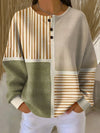 Women's Relaxed-Fit Waffle-Knit Jumper – Brushed Interior