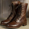 Women's Mid-Calf Boots – Lace-Up