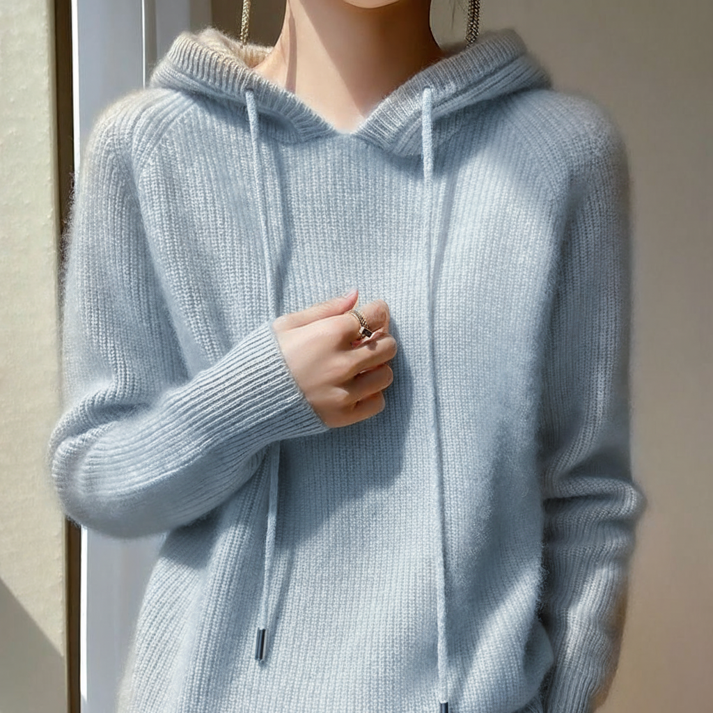 Women's Celeste Cashmere Cloud Hoodie | Invictora.com