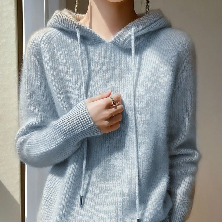 Women's Celeste Cashmere Cloud Hoodie | Invictora.com