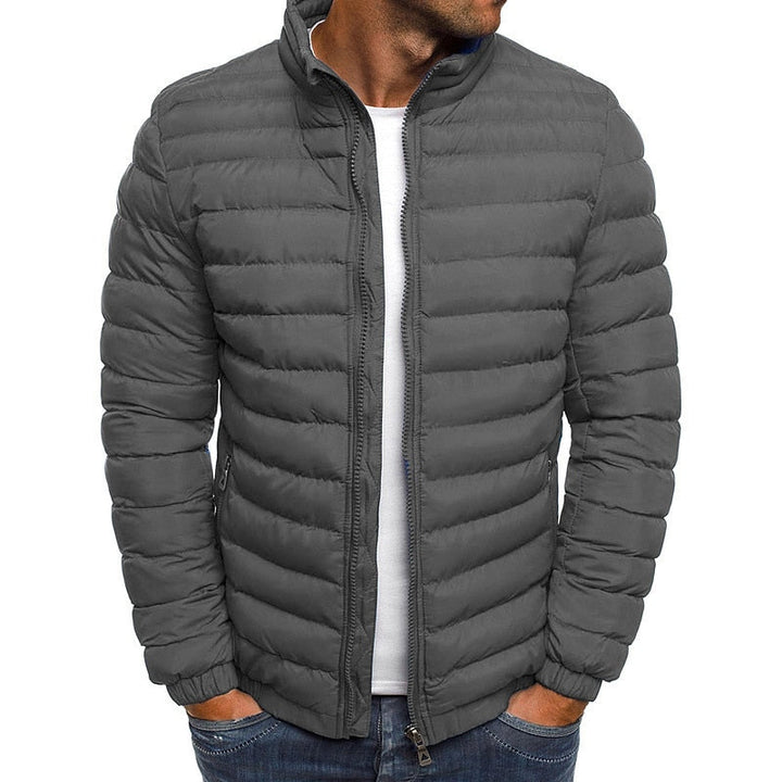 Lightweight Quilted Zip-Up Jacket with Secure Side Pockets
