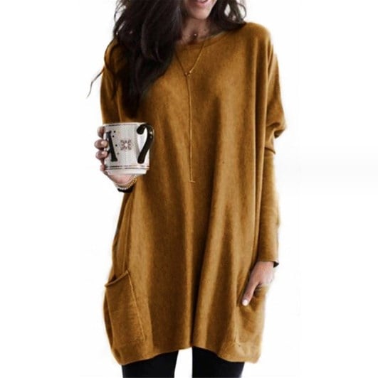 Women's Tunic – Relaxed Knit Pockets