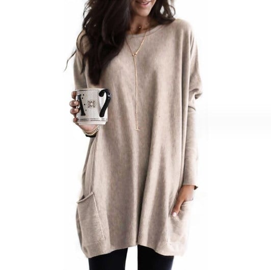 Women's Tunic – Relaxed Knit Pockets