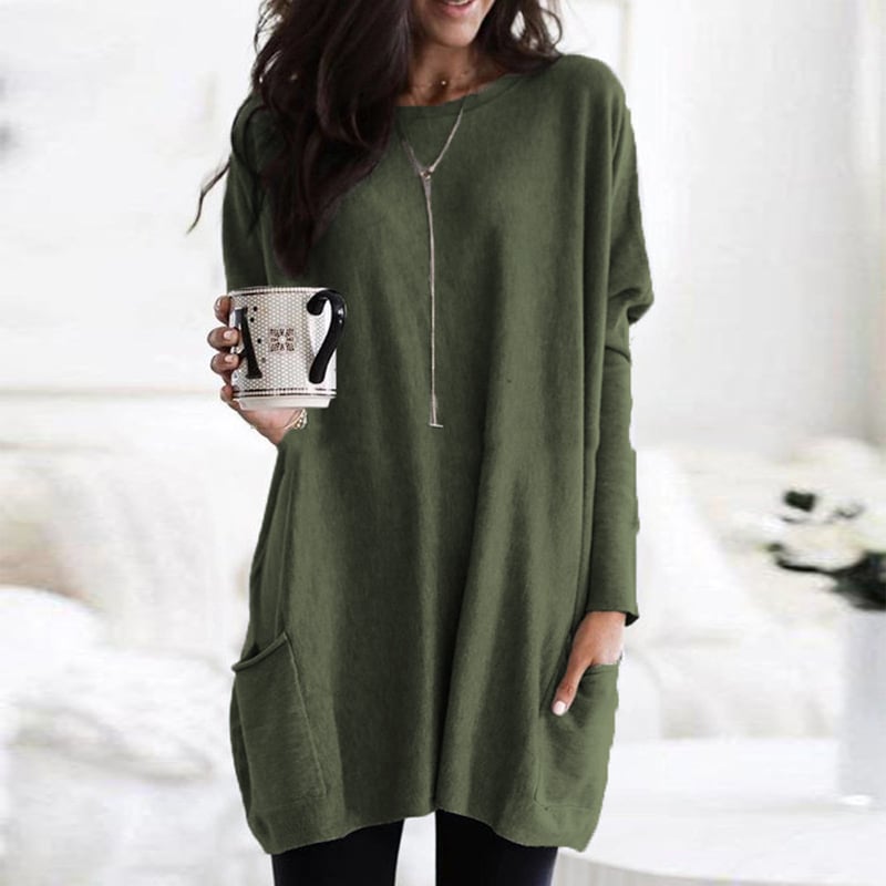 Women's Tunic – Relaxed Knit Pockets
