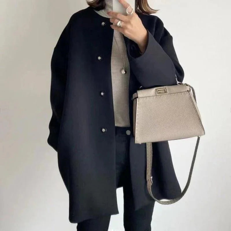 Women's Relaxed-Fit Coat – Pockets