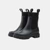 Women's Ankle Boots – Ribbed Knit Cuff