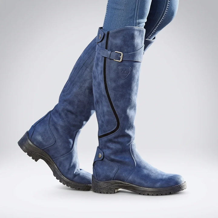 Women's Knee High Boots – Buckle Strap
