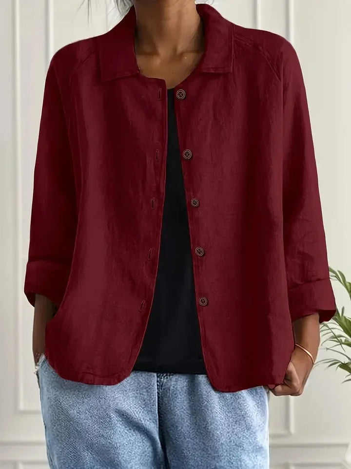 Women's Oversized Blazer – Button Front