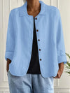 Women's Oversized Blazer – Button Front