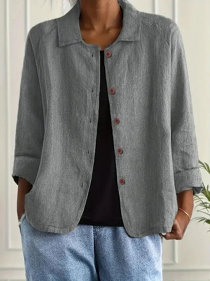 Women's Oversized Blazer – Button Front