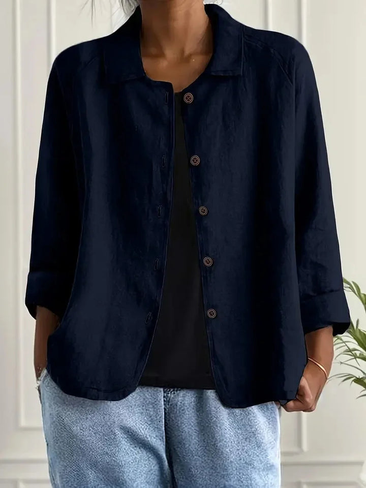 Women's Oversized Blazer – Button Front