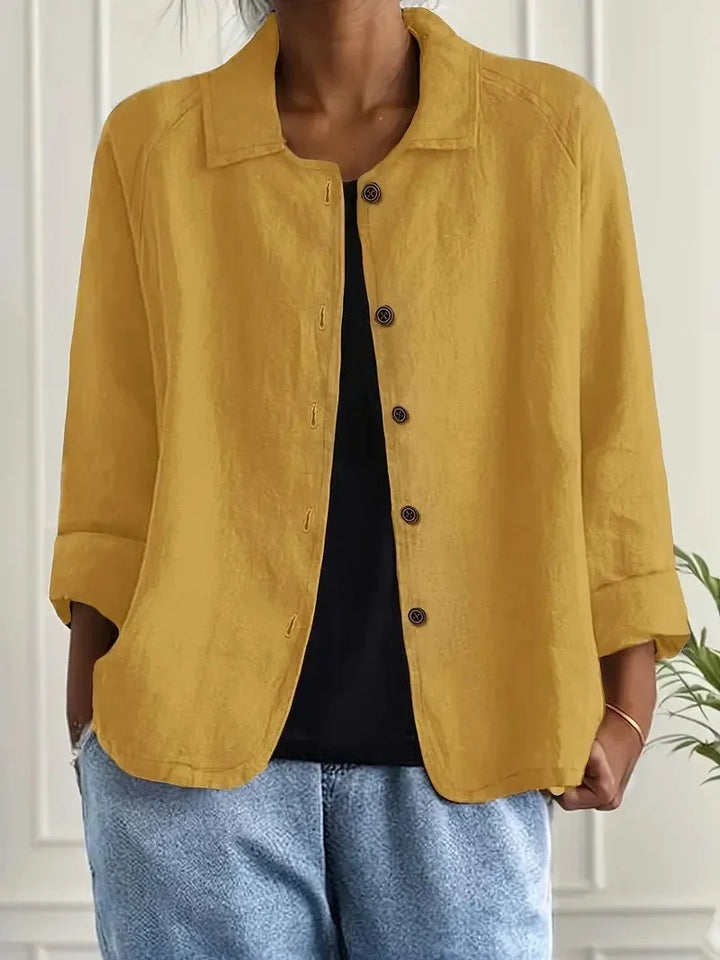 Women's Oversized Blazer – Button Front