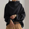 Women's Oversized Roll Neck Knit Top