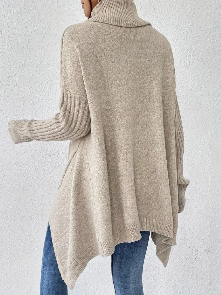 Women's Oversized Turtleneck Sweater