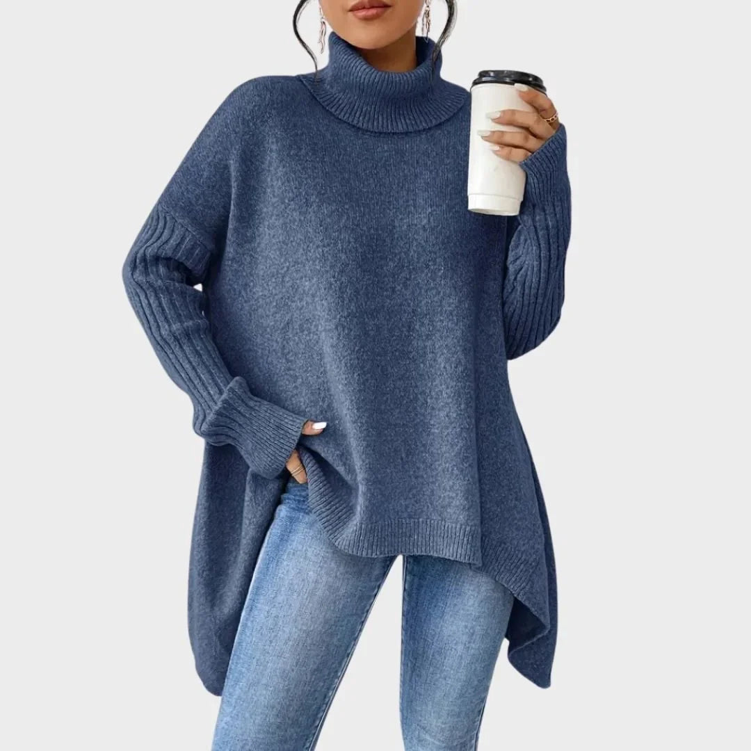 Women's Oversized Turtleneck Sweater