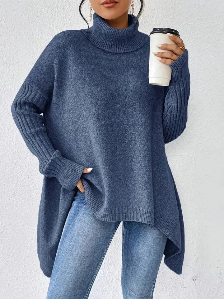 Women's Oversized Turtleneck Sweater